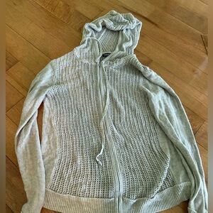 Knit zip up